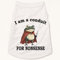I Am A Conduit For Nonsense Funny Frog With Sword Doggie Tank