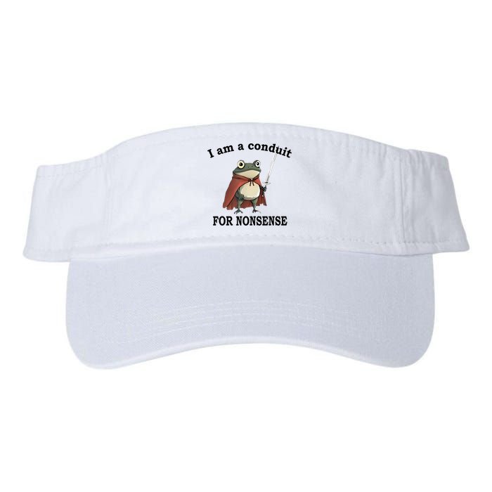 I Am A Conduit For Nonsense Funny Frog With Sword Visor