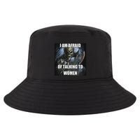 I Am Afraid Of Talking To Women Funny Hard Skeleton Cool Comfort Performance Bucket Hat