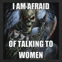 I Am Afraid Of Talking To Women Funny Hard Skeleton Cool Comfort Performance Bucket Hat