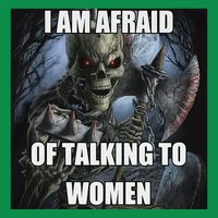 I Am Afraid Of Talking To Women Funny Hard Skeleton Sweatshirt