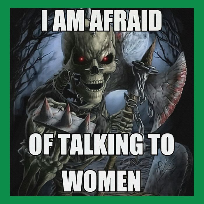 I Am Afraid Of Talking To Women Funny Hard Skeleton Sweatshirt