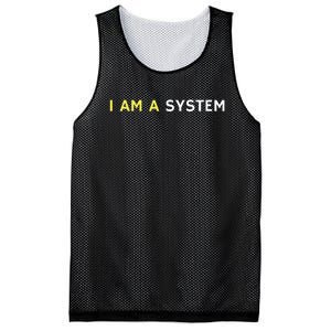 I Am A System Funny Mesh Reversible Basketball Jersey Tank