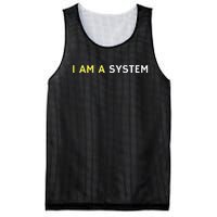 I Am A System Funny Mesh Reversible Basketball Jersey Tank