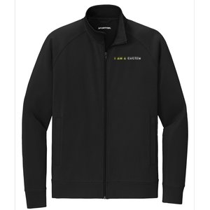 I Am A System Funny Stretch Full-Zip Cadet Jacket