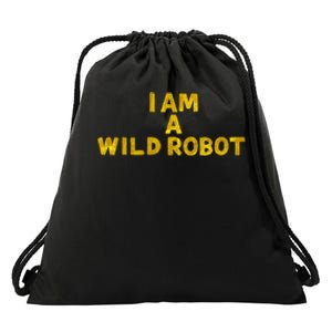 I Am A Wild Robot Gifts Drawstring Bag