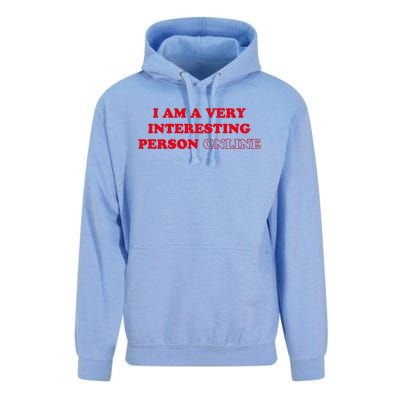 I Am A Very Interesting Person Online Funny Unisex Surf Hoodie