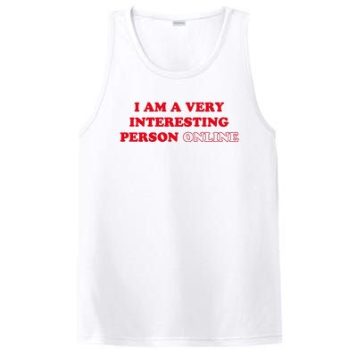 I Am A Very Interesting Person Online Funny PosiCharge Competitor Tank