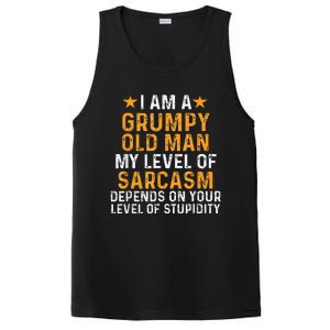 I Am A Grumpy Old Man My Level Of Sarcasm Depends On Your PosiCharge Competitor Tank