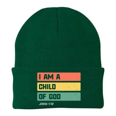 I Am A Child Of God Christian Bible Verse John 112 Knit Cap Winter Beanie