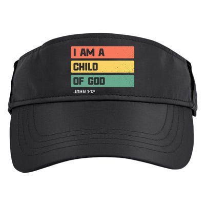 I Am A Child Of God Christian Bible Verse John 112 Adult Drive Performance Visor