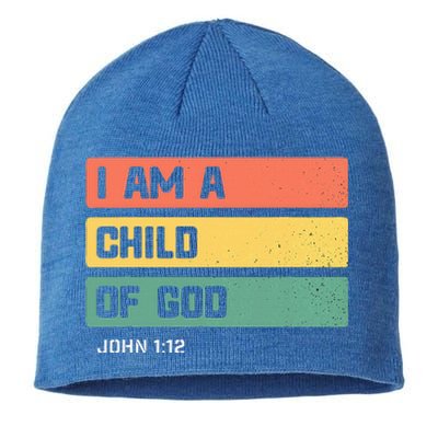 I Am A Child Of God Christian Bible Verse John 112 Sustainable Beanie