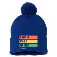 I Am A Child Of God Christian Bible Verse John 112 Pom Pom 12in Knit Beanie