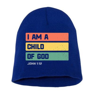 I Am A Child Of God Christian Bible Verse John 112 Short Acrylic Beanie