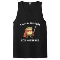 I Am A Conduit For Nonsense Funny Frog With Sword And Red PosiCharge Competitor Tank
