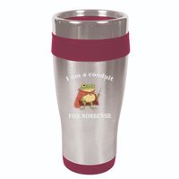 I Am A Conduit For Nonsense Funny Frog With Sword And Red 16oz Travel Tumbler