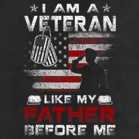 I Am A Veteran Like My Father Before Me Veteran Cool Comfort Performance Bucket Hat