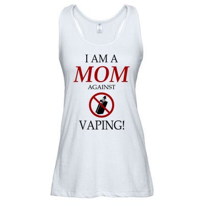 I Am A Mom Against Vaping Ladies Essential Flowy Tank