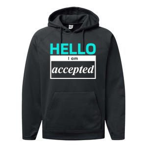 I Am Accepted Performance Fleece Hoodie