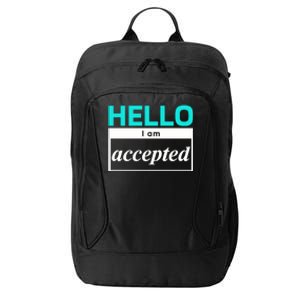 I Am Accepted City Backpack