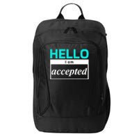 I Am Accepted City Backpack