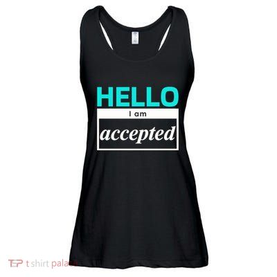I Am Accepted Ladies Essential Flowy Tank