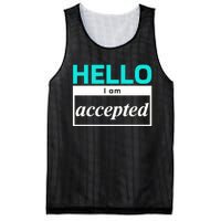 I Am Accepted Mesh Reversible Basketball Jersey Tank