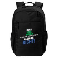I Am A Game Runner To Save Time IM Always Right Gift Backpack