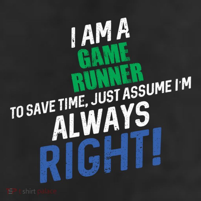 I Am A Game Runner To Save Time IM Always Right Gift Crop Fleece Hoodie