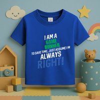 I Am A Game Runner To Save Time IM Always Right Gift Toddler T-Shirt