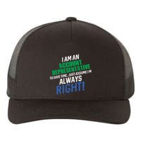 I Am An Account Representative To Save Time IM Always Right Gift Yupoong Adult 5-Panel Trucker Hat