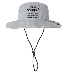 IM An Asshole So If You DonT Want Feelings Hurt Walk Away Legacy Cool Fit Booney Bucket Hat