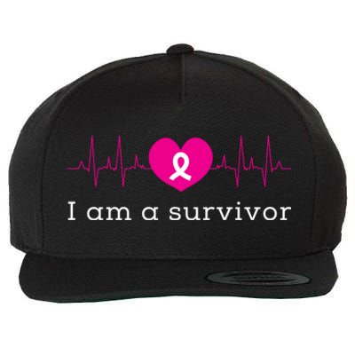 I Am A Survivor Cancer Wool Snapback Cap