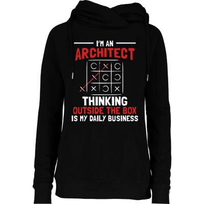 I'm An Architect Architectural Design Artwork Real Estate Womens Funnel Neck Pullover Hood