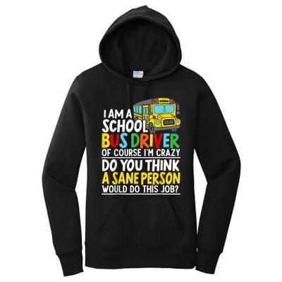 I Am A School Bus Driver Student Delivery Specialist Women's Pullover Hoodie