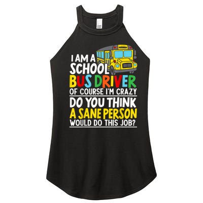 I Am A School Bus Driver Student Delivery Specialist Women's Perfect Tri Rocker Tank