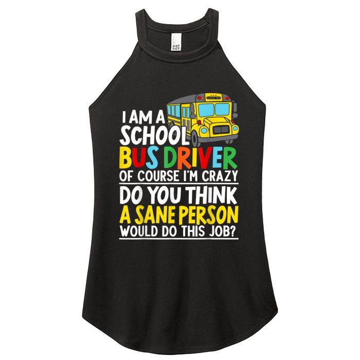 I Am A School Bus Driver Student Delivery Specialist Women's Perfect Tri Rocker Tank