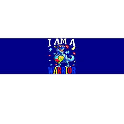 I Am A Warrior Autism Family Dinosaur Autism Awareness Cute Gift Bumper Sticker