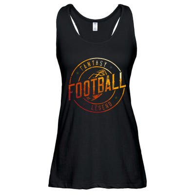 I Am A Fantasy Football Legend Retro Fantasy Football Ladies Essential Flowy Tank