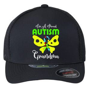 I Am A Proud Autism Grandma Flexfit Unipanel Trucker Cap