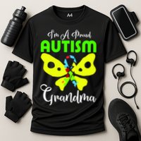 I Am A Proud Autism Grandma Cooling Performance Crew T-Shirt