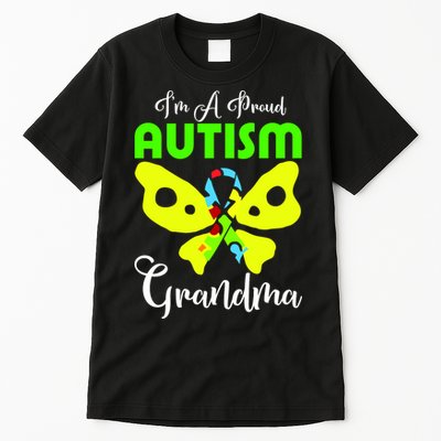 I Am A Proud Autism Grandma Tall T-Shirt
