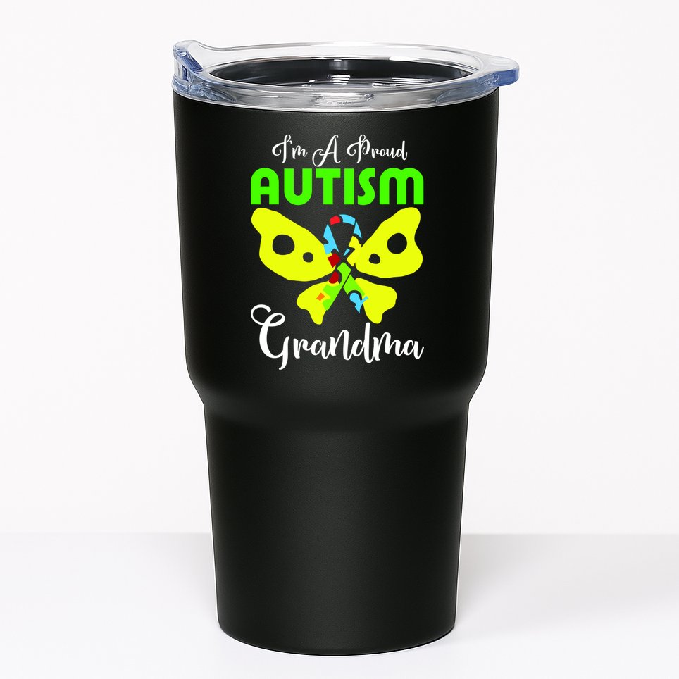 I Am A Proud Autism Grandma Tumbler