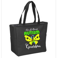 I Am A Proud Autism Grandma Zip Tote Bag