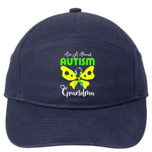 I Am A Proud Autism Grandma 7-Panel Snapback Hat