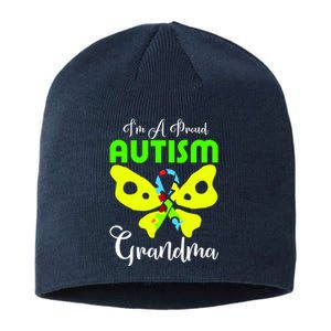 I Am A Proud Autism Grandma Sustainable Beanie