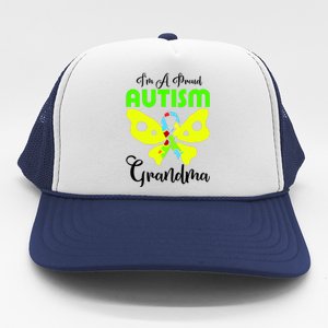 I Am A Proud Autism Grandma Trucker Hat