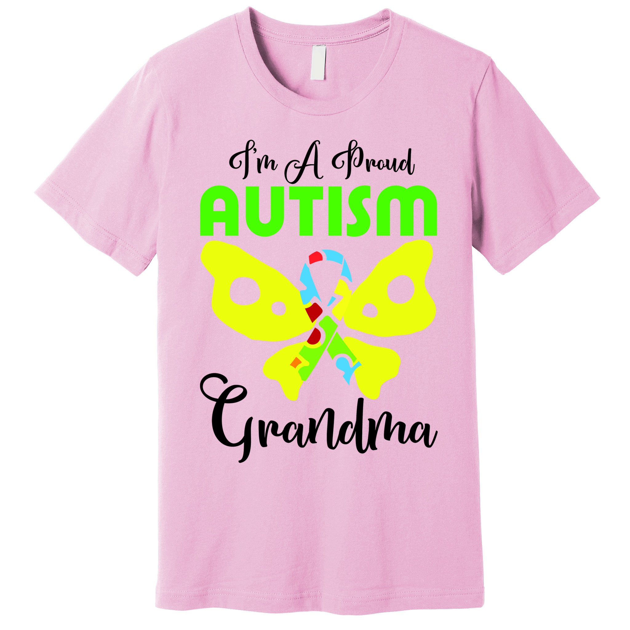 I Am A Proud Autism Grandma Premium T-Shirt