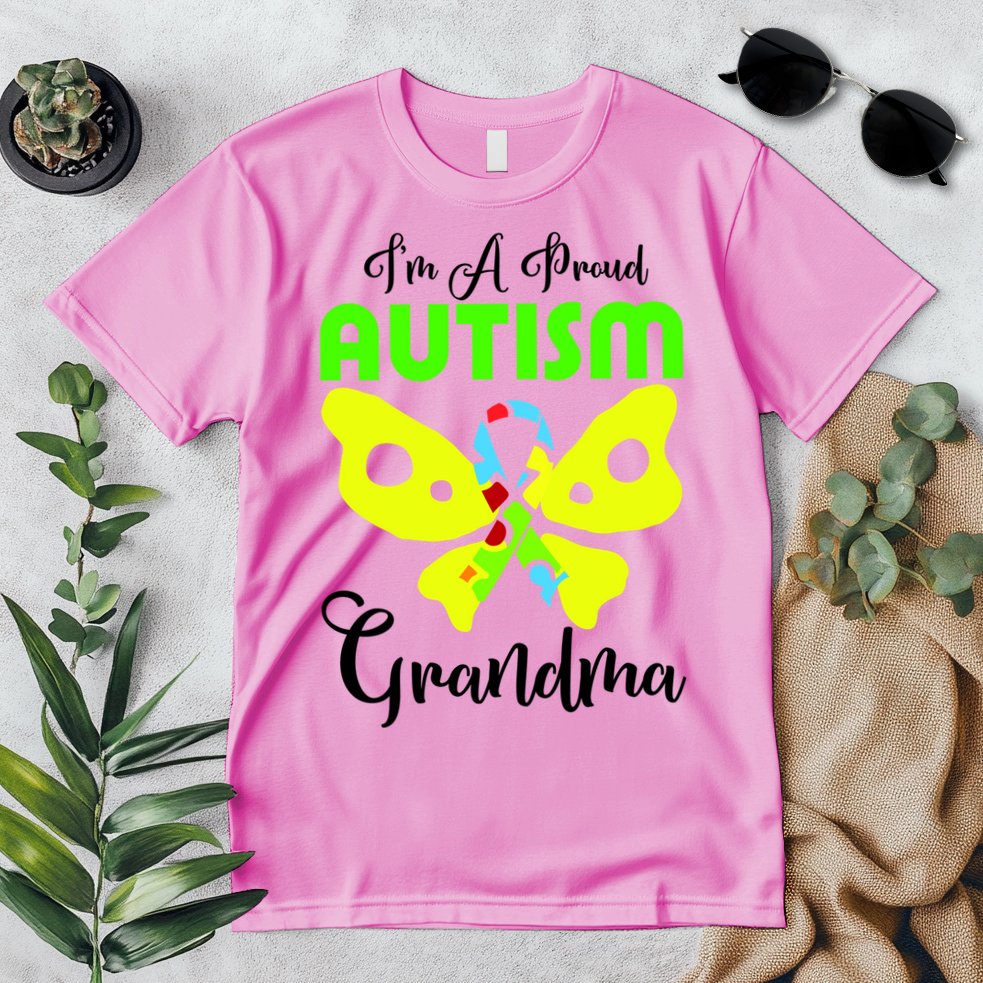 I Am A Proud Autism Grandma Premium T-Shirt