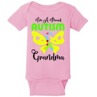 I Am A Proud Autism Grandma Baby Bodysuit